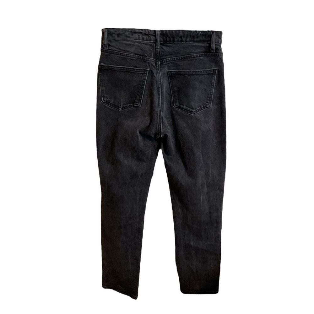Zara Jeans Women's Size 6 Black Denim High Rise Cotton Elastane - Picture 3 of 8